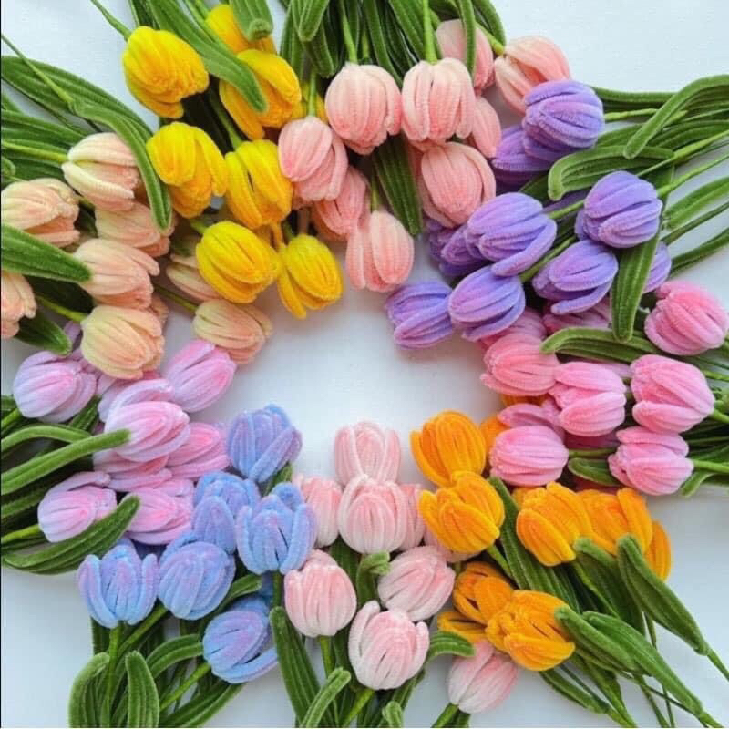 Sẵn hàng hoa kẽm nhung đủ màu