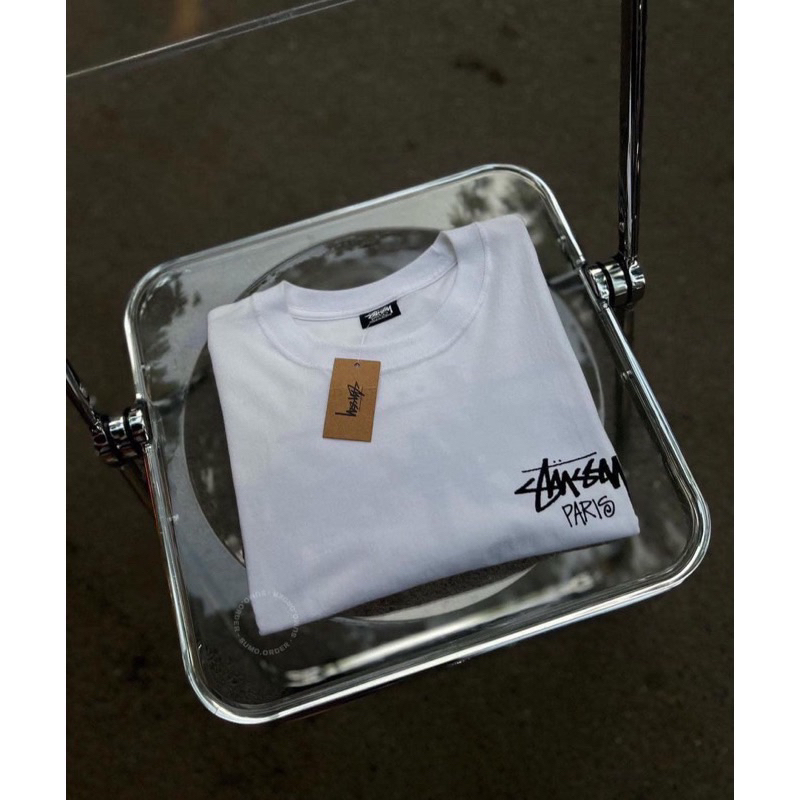Áo thun STUSSY " Paris " form dày cao cấp, áo phông Street wear cá tính