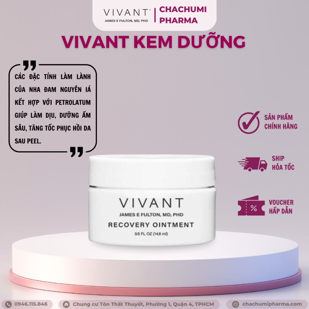 Kem dưỡng Vivant Totaloe - Allantoin - Marine - Recovery Ointment