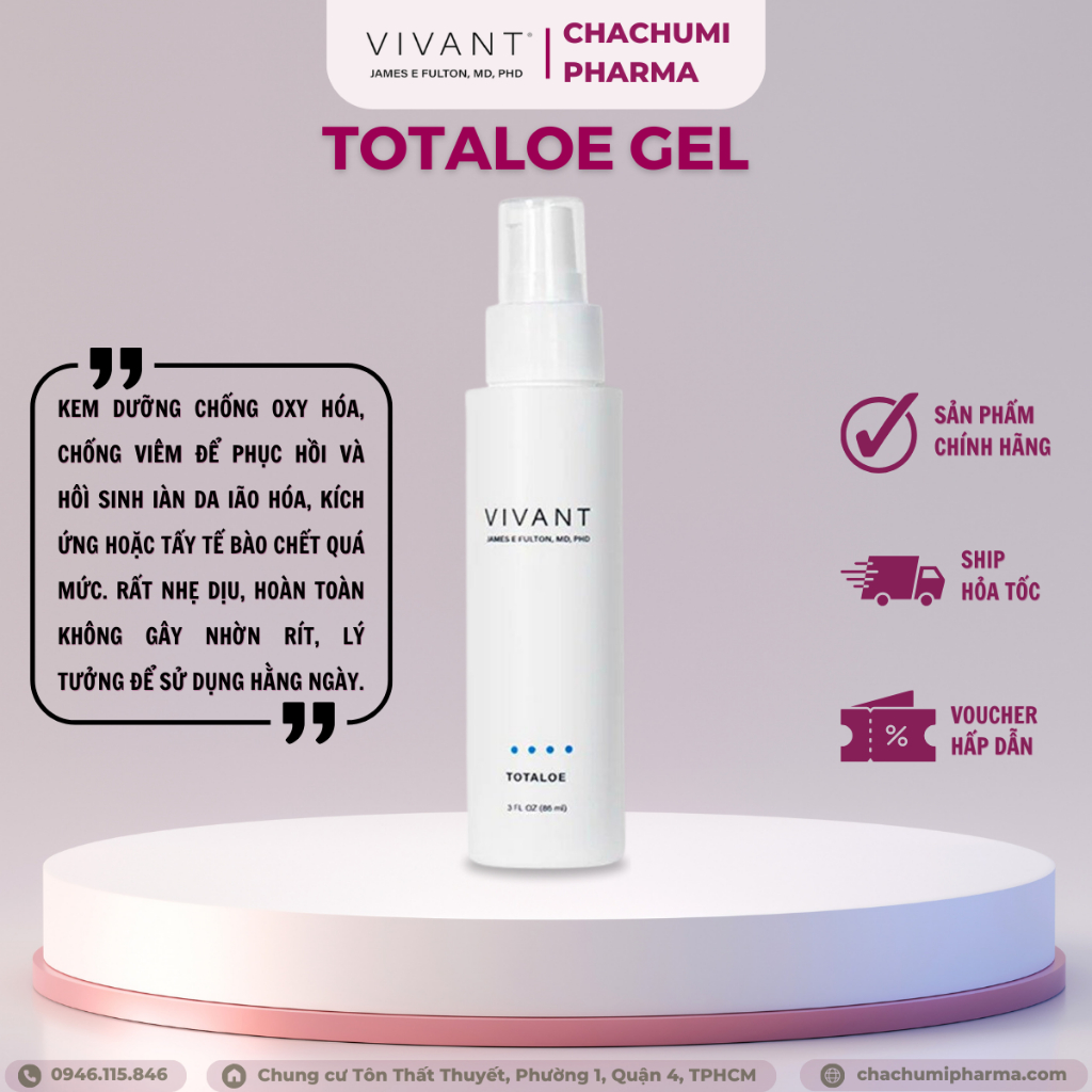 Kem dưỡng Vivant Totaloe - Allantoin - Marine - Recovery Ointment