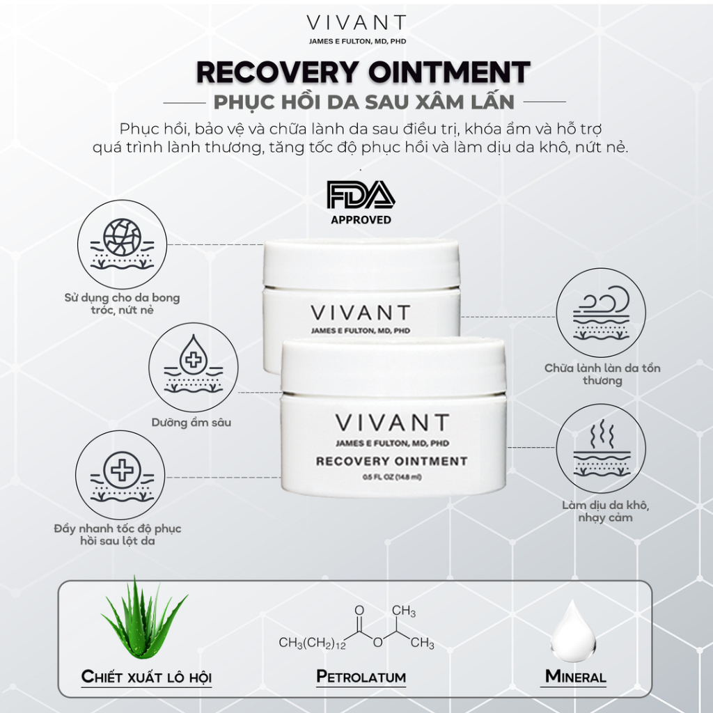 Kem dưỡng Vivant Totaloe - Allantoin - Marine - Recovery Ointment