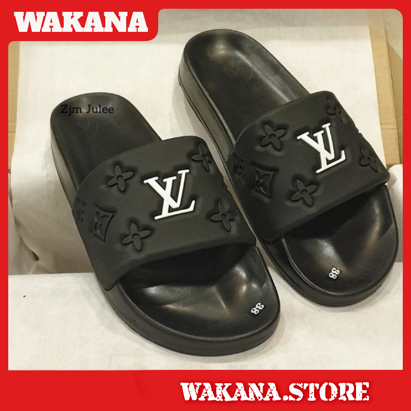 Dép lê nam quai ngang LV thời trang đẹp.Hàng sẵn kho 3 màu từ 38-43