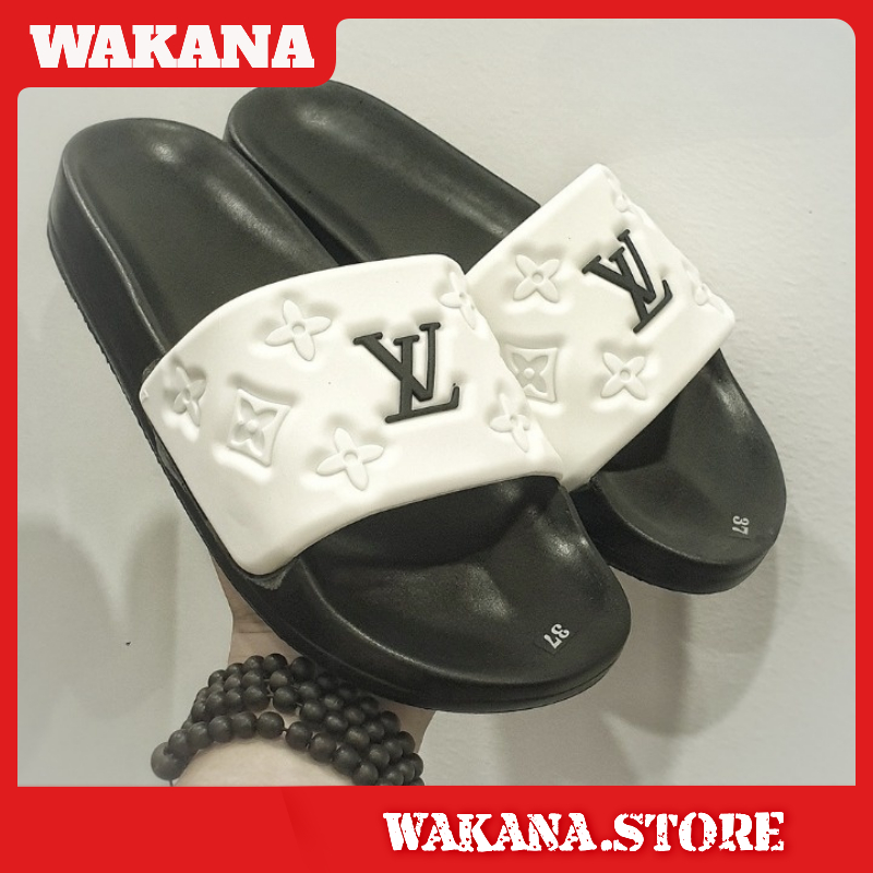 Dép lê nam quai ngang LV thời trang đẹp.Hàng sẵn kho 3 màu từ 38-43