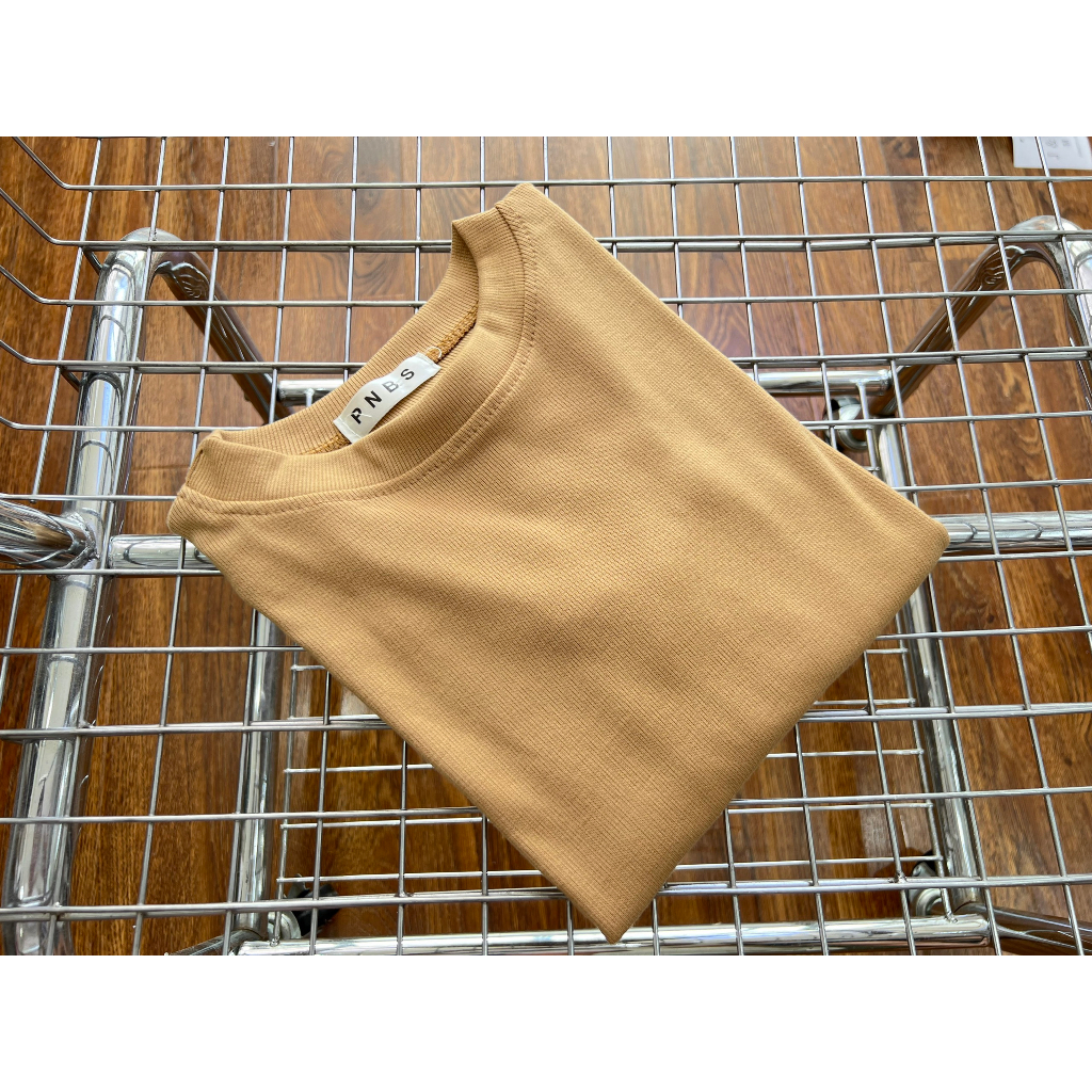 Áo tăm cổ tròn vạt bầu dài tay nữ, áo thun dáng ôm body dài tay kiểu dáng bánh bèo tiểu thư hotgirl phong cách hàn quốc