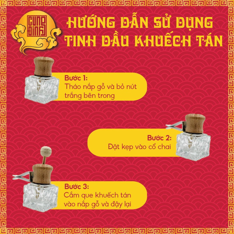 Tinh dầu khuếch tán Cung Đình tự nhiên cao cấp - 9 mùi tự chọn 10ml