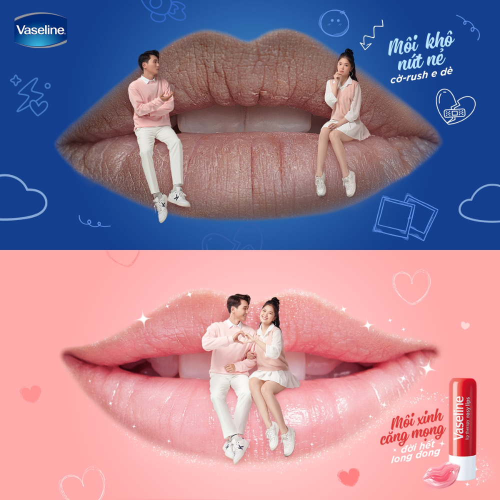 Son Thỏi Dưỡng Môi Vaseline Hồng Lip Therapy Rosy Lips 4.8g Dưỡng Môi Dịu Nhẹ Và Mềm Mại Tự Nhiên
