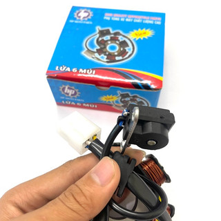 Cuộn điện 6 múi, Cuộn điện Dream/Wave  lửa 6 cục 5 lớp 4 rắc