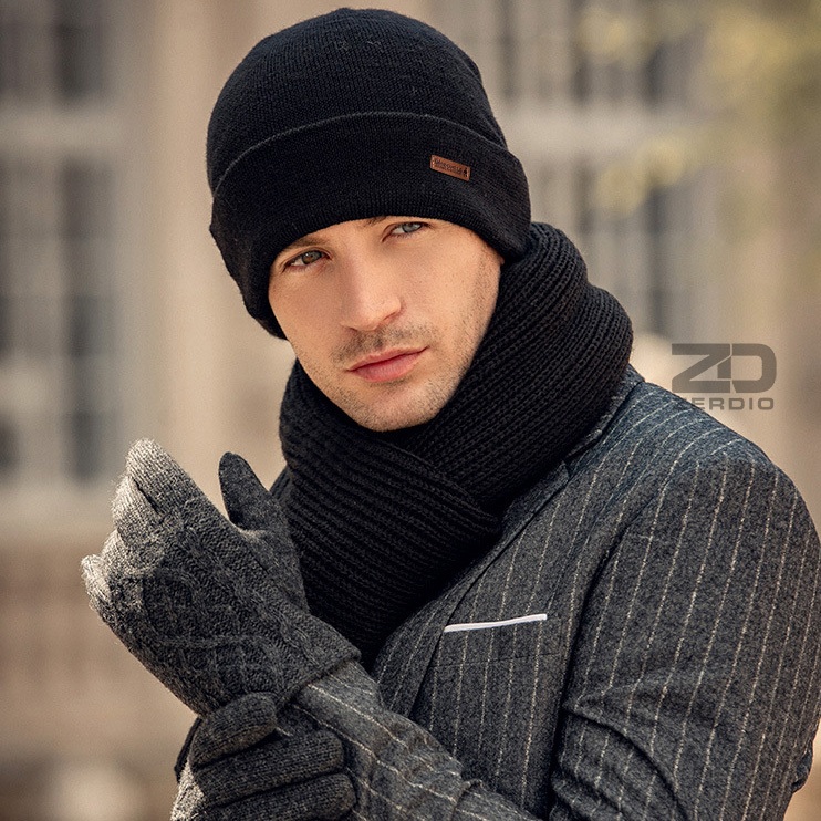 Mũ Len Nam Hàng Hiệu WODONBLE, Nón Beanie Nam Cao Cấp ML024