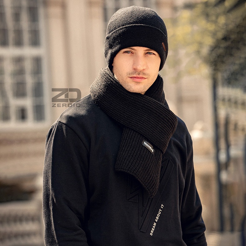 Mũ Len Nam Hàng Hiệu WODONBLE, Nón Beanie Nam Cao Cấp ML024