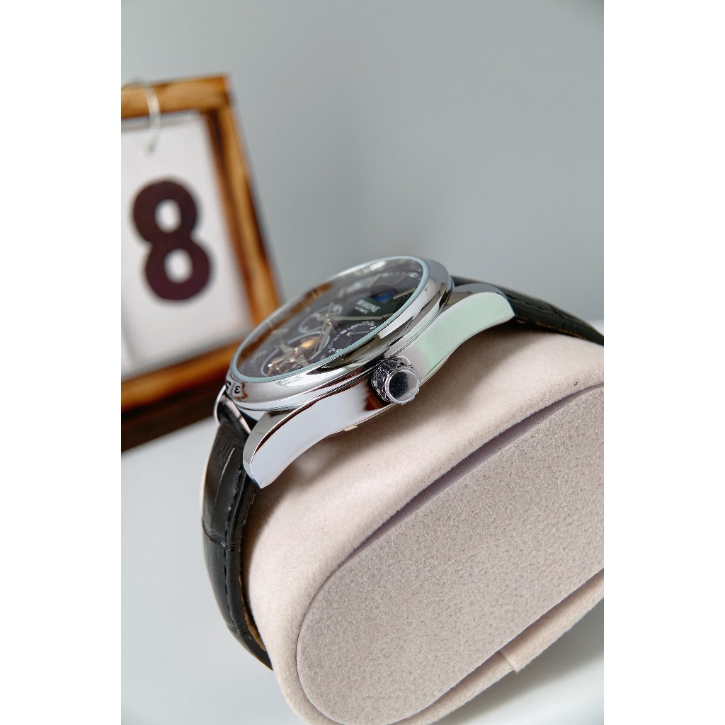 Đồng hồ nam MOHDNE cơ lộ máy chạy full 5 kim với thiết kế sang trọng trẻ trung, toàn thân thép không gỉ Naiwatch