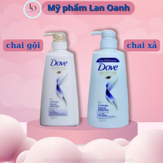 Dầu gội xả Dove phục hồi hư tổn ngăn rụng tóc,mềm mượt 480ml thái lan
