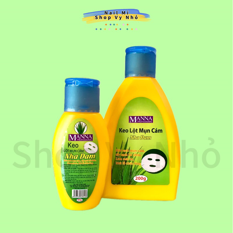 Keo lột mụn - Gel lột mụn MANNA 200g và 60g