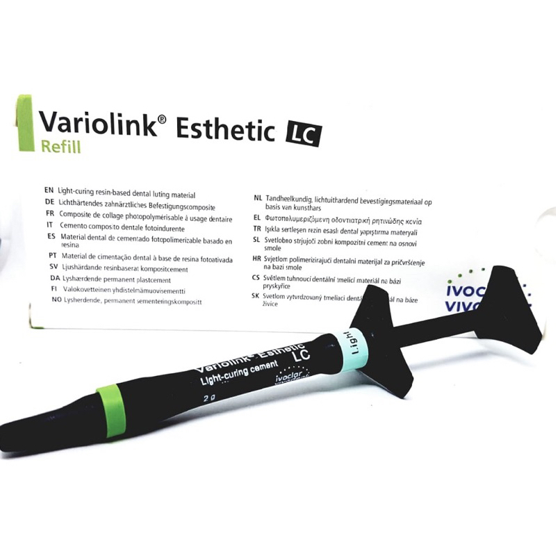 Cement gắn sứ thẩm mỹ Variolink Veneer LC  -Tuýp 2ml