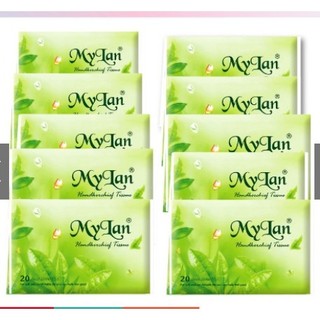 Combo 500 gói khăn giấy bỏ túi mylan tiện dụng