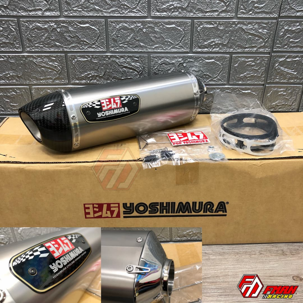 PÔ YOSHIMURA R77 TITANIUM CHÍNH HÃNG