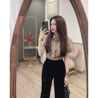Áo sơ mi BBB kẻ cổ sen vạt xinh