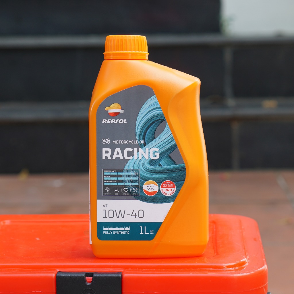 Nhớt Repsol racing 10w40 phiên bản mới 2022 - PKX