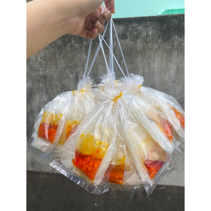 Combo 3 xâu 30 bịch bánh tráng mini 100k