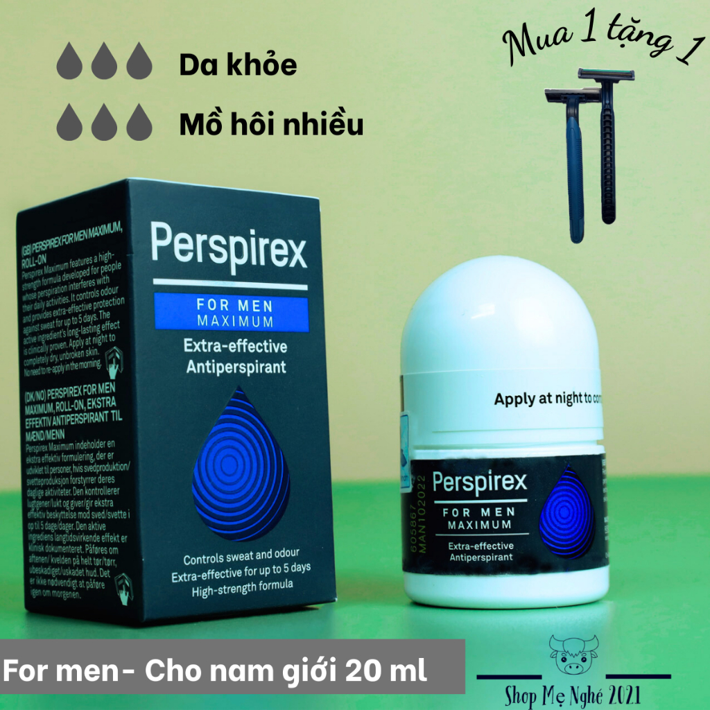 -Lăn nách khử mùi Perspirex Original/Strong/Comfort/For men/Foot