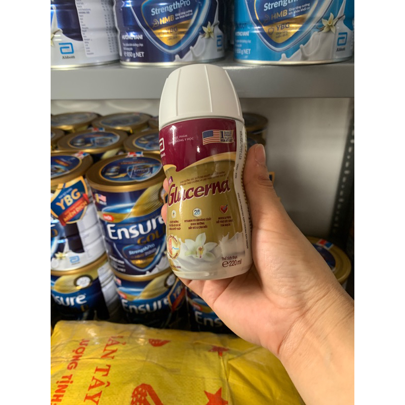 1 chai lẻ glucerna 220ml date T6/2024