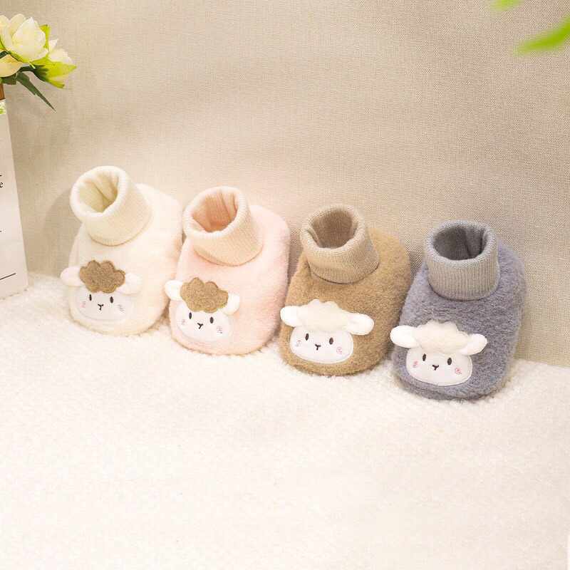Giày Bốt cotton Mềm Mại Chống Trượt Giữ Ấm Thoải Mái Dành Cho Em Bé Sơ Sinh