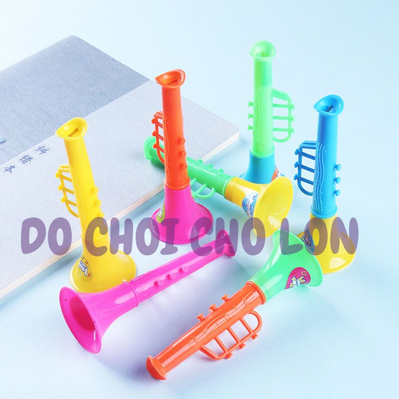 Đồ chơi kèn Trumpet bằng nhựa mini giá rẻ size 10 cm