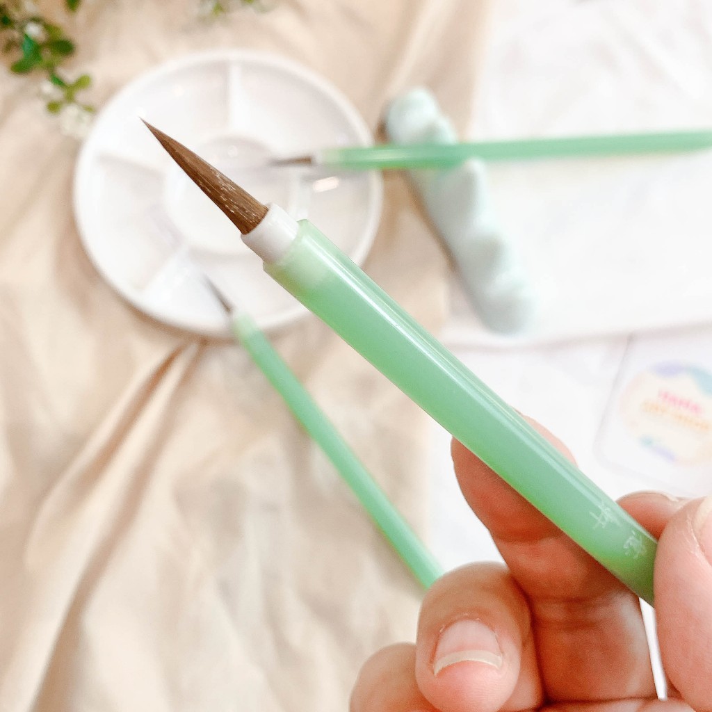 Cọ Vẽ Bút lông Thư Pháp Uổng Ngưng My - Bút Ý Hiên