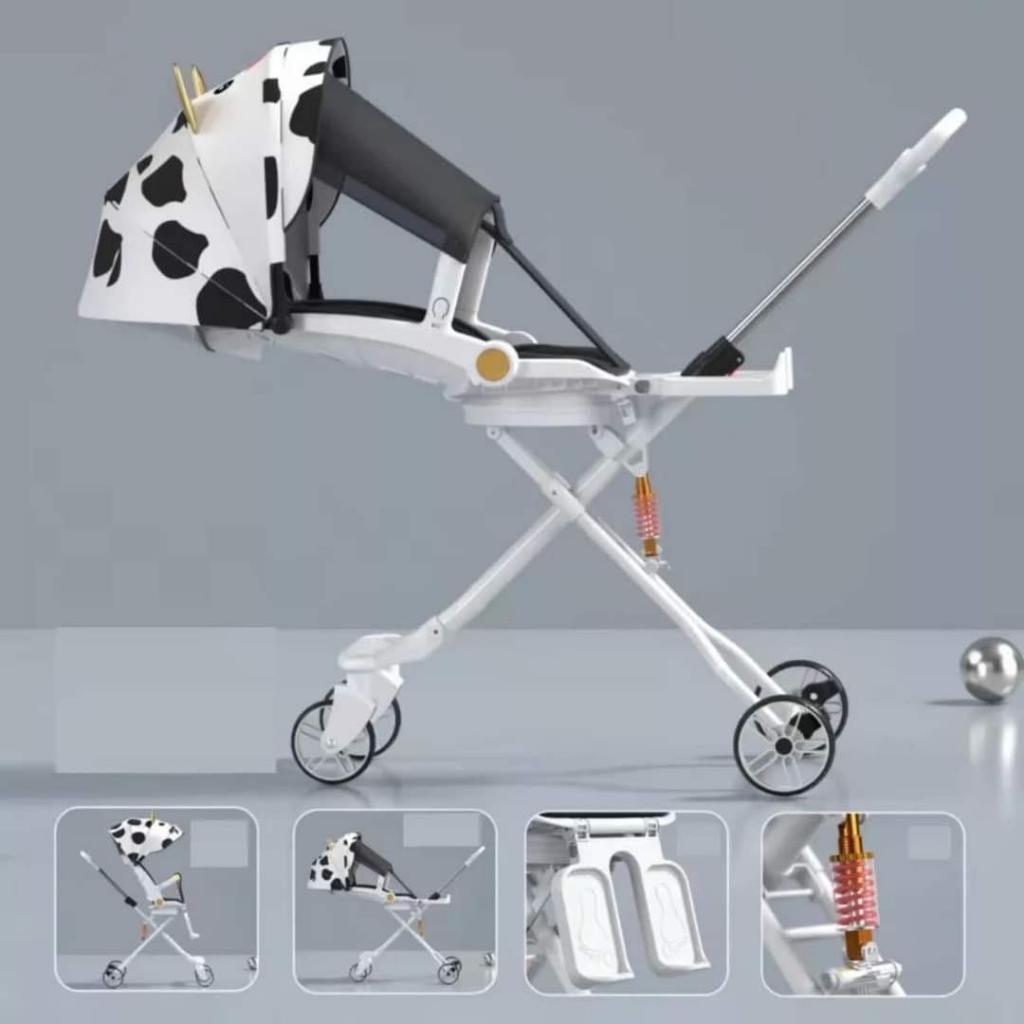 Xe đẩy trẻ em loại M9, có thể gấp gọn và giảm sóc