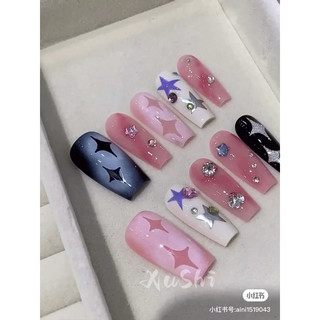 Nailbox đen hồng