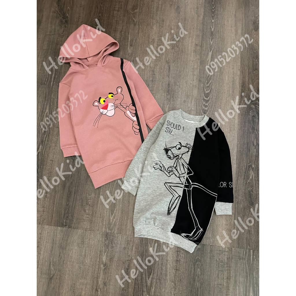 Váy nỉ báo hồng golfkid cho bé