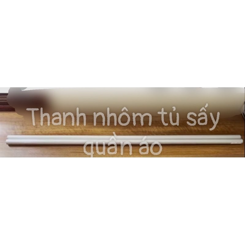 Thanh nhôm tròn của tủ sấy quần áo kích thước 84cm