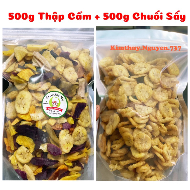 1Kg Trái Cây Sấy đủ loại hàng vụn thơm ngon - Tặng quà khi mua từ 2Kg
