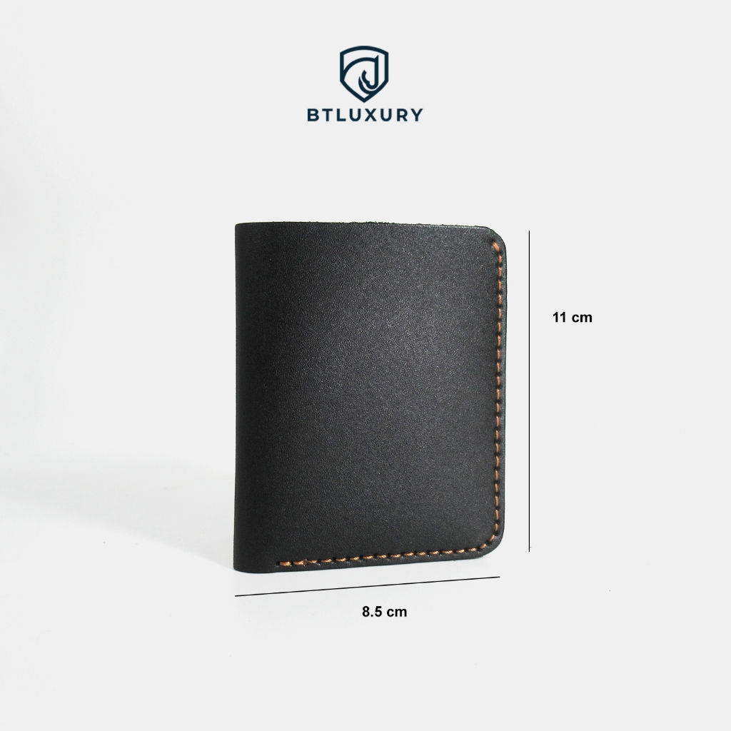 Ví Nam Mini SWAN Khắc tên theo yêu cầu, chất da Nappa cao cấp, mềm mịn, bảo hành 12 tháng, Thương Hiệu BTLUXURY