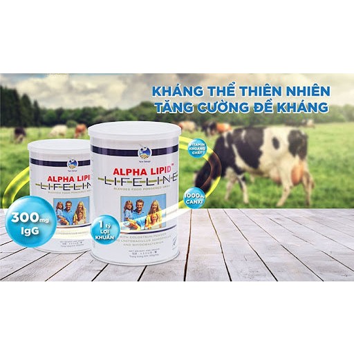 Sữa non ALPHA LIPID nguyên liệu nhập khẩu New Zealand 450g