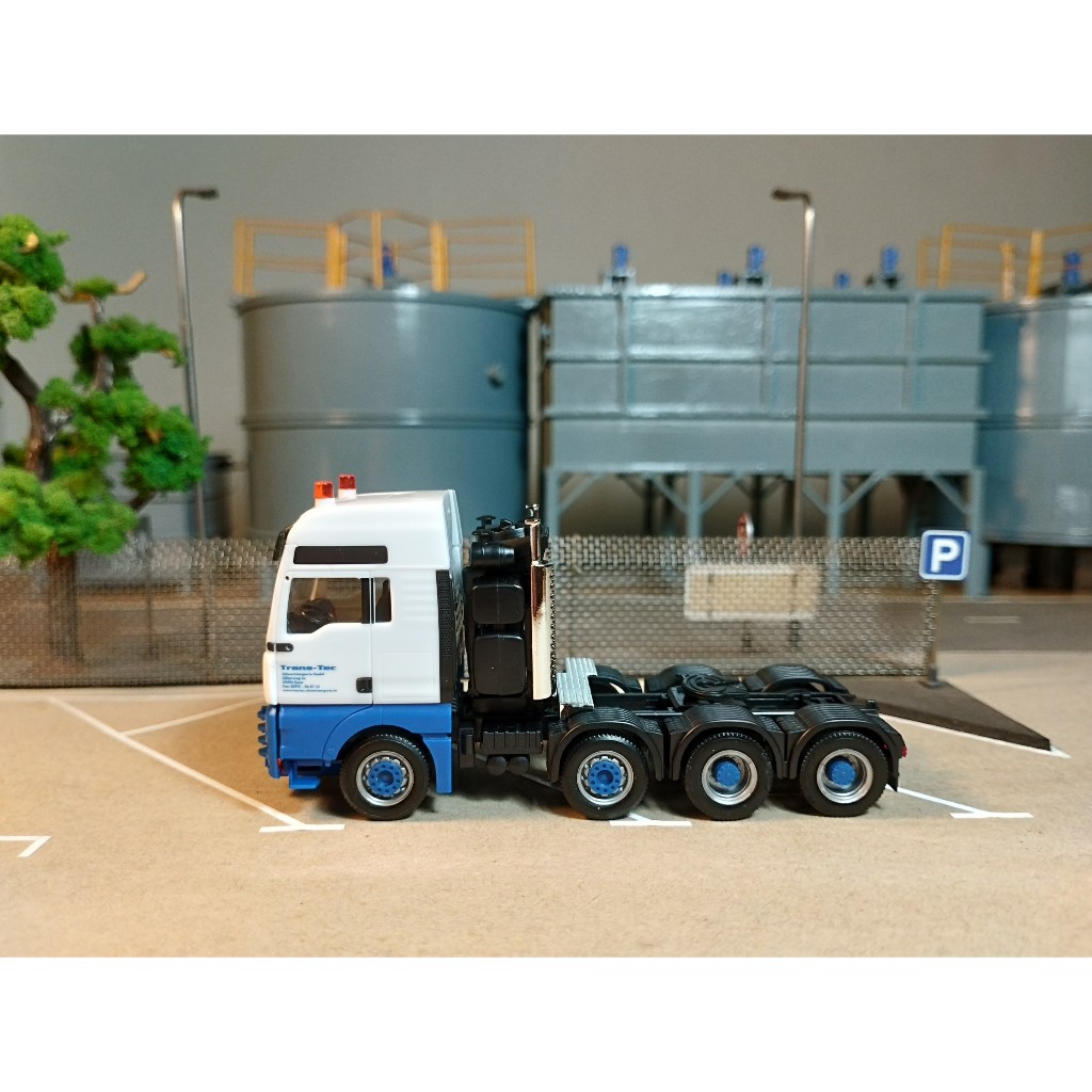 Mô hình 1:87 Herpa Man TGA Trans-Tec 8x4