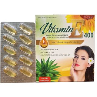 Vitamin e 400 đại uy hộp 100 viên