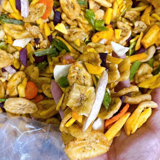 Combo 2kg trái cây sấy vụn