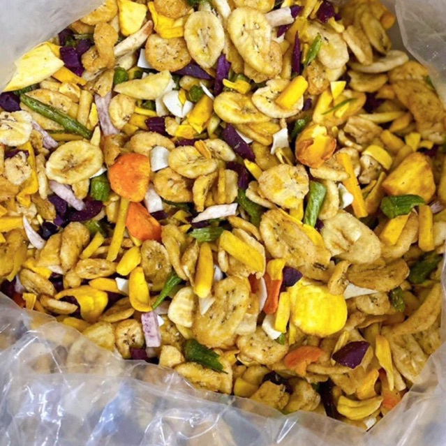 Combo 2kg trái cây sấy vụn