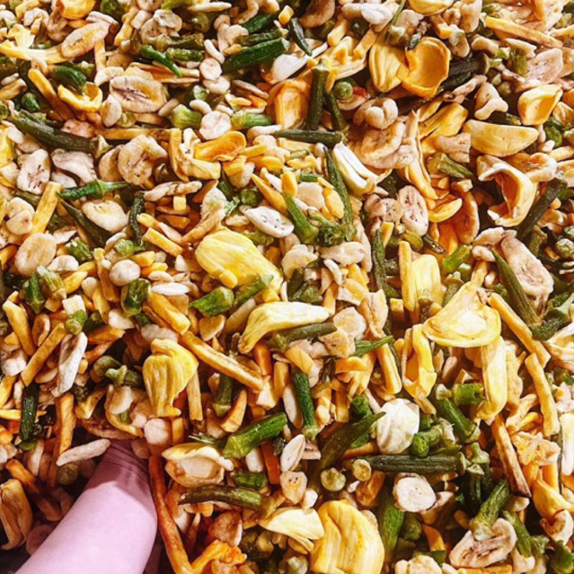 Combo 2kg trái cây sấy vụn