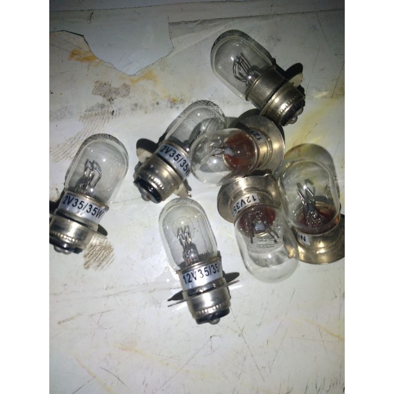 Bóng đèn pha xe máy 12v 35w  thanh lý