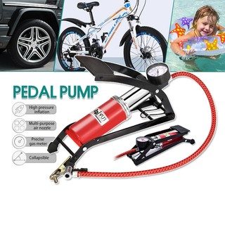 Bơm đạp chân xe máy ô tô xe đạp,phao,bóng,bơm xe đạp bơm đạp chân đa năng tiện dụng hàng chất lượng