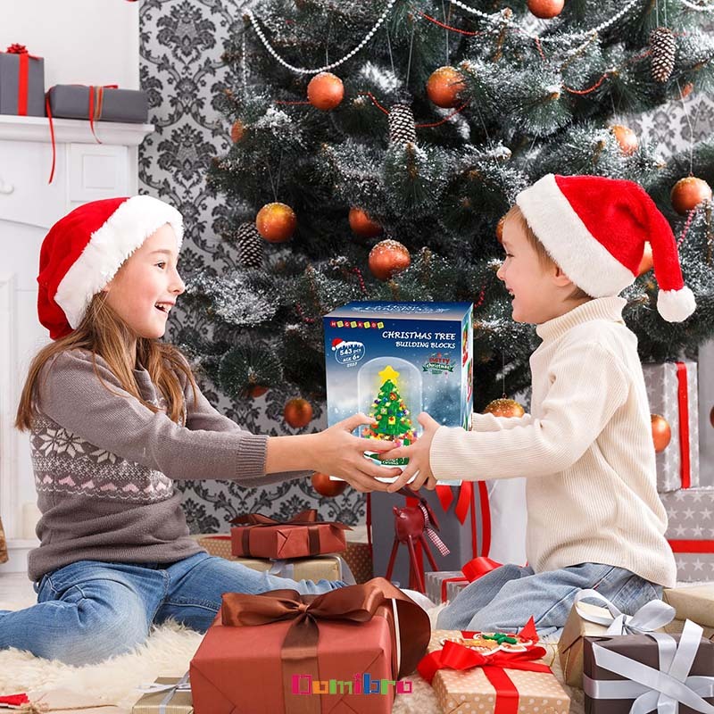 Bộ đồ chơi lắp ráp Lego Cây Giáng sinh Mô hình xếp hình, Quà tặng Giáng sinh, cây Giáng sinh với ánh sáng