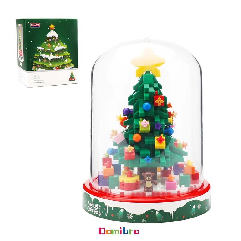 Bộ đồ chơi lắp ráp Lego Cây Giáng sinh Mô hình xếp hình, Quà tặng Giáng sinh, cây Giáng sinh với ánh sáng