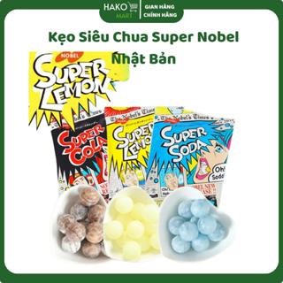  Kẹo Siêu Chua Super Nobel Nhật Bản Gói 88g 3 Vị Cola - Soda - Lemon 
