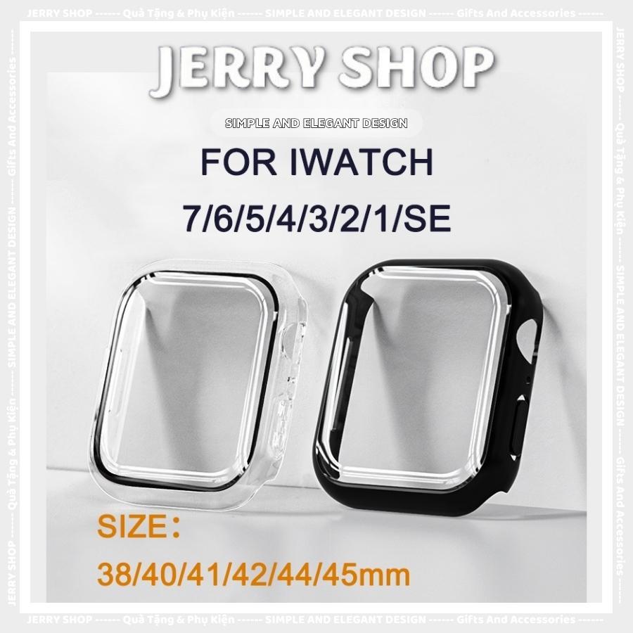 Cường Lực Bảo Vệ Apple Watch Mặt Kính Dành Cho Series 38,40,41,42,44,45mm Chống Va Đập Bể Vỡ Màn Hình - Jerryshop