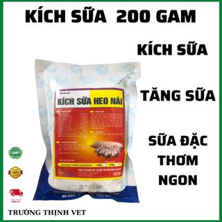 Kích sữa heo nái gói 200 gam giúp vật nuôi nhiều sữa, sữa đặc thơm ngon