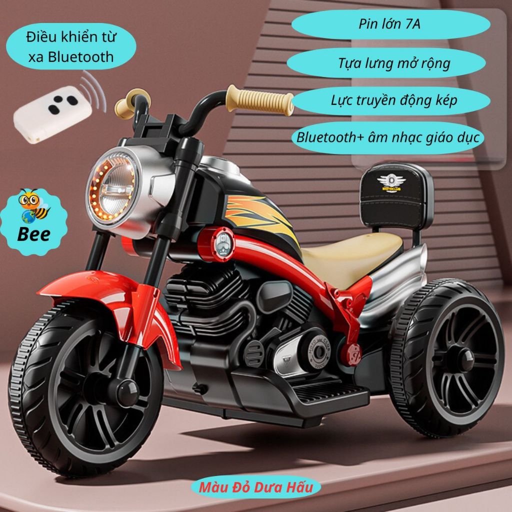 Xe máy điện Cho Bé,Xe điện trẻ em 3 bánh,Mô tô cho bé giá rẻ