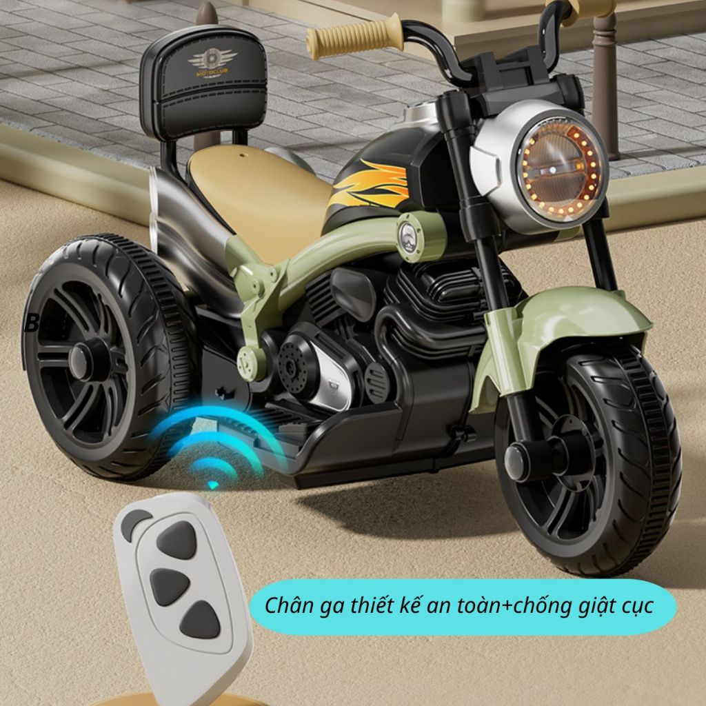 Xe máy điện Cho Bé,Xe điện trẻ em 3 bánh,Mô tô cho bé giá rẻ