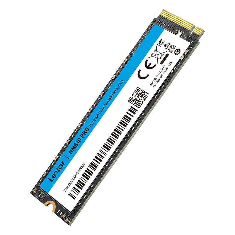 Ổ Cứng SSD 250GB 500GB Lexar NM610 Pro NVMe M2 PCIe Gen3 x4 2280 - LNM610P500G-RNNNG