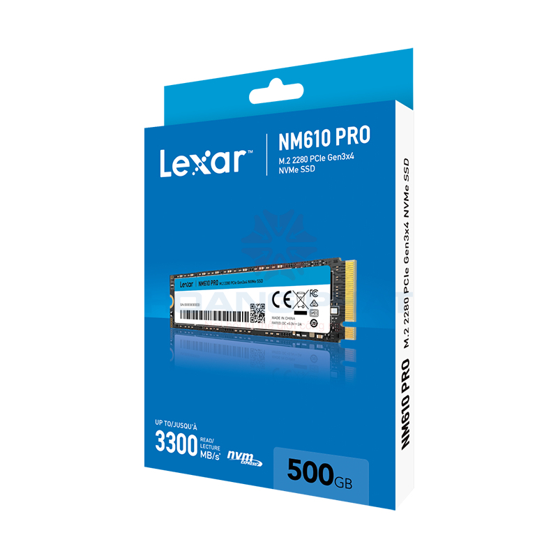 Ổ Cứng SSD 250GB 500GB Lexar NM610 Pro NVMe M2 PCIe Gen3 x4 2280 - LNM610P500G-RNNNG